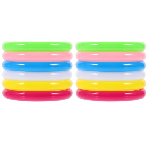12 Pcs/set Candy-Colored Bracelet Stretchy Bracelets Child Girl Boys'