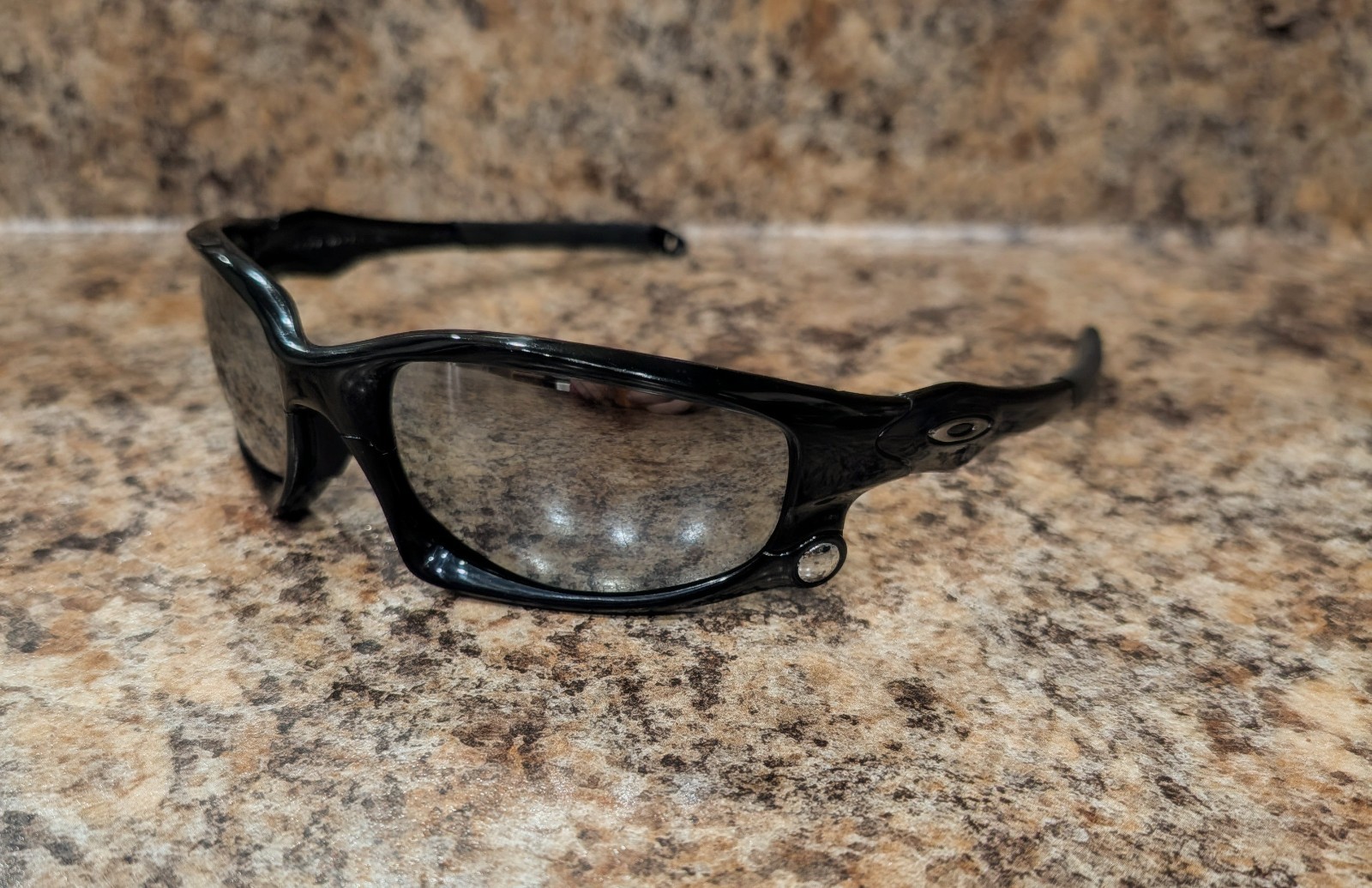 Oakley Split Jacket Sunglasses, Titanium, Chrome … - image 1