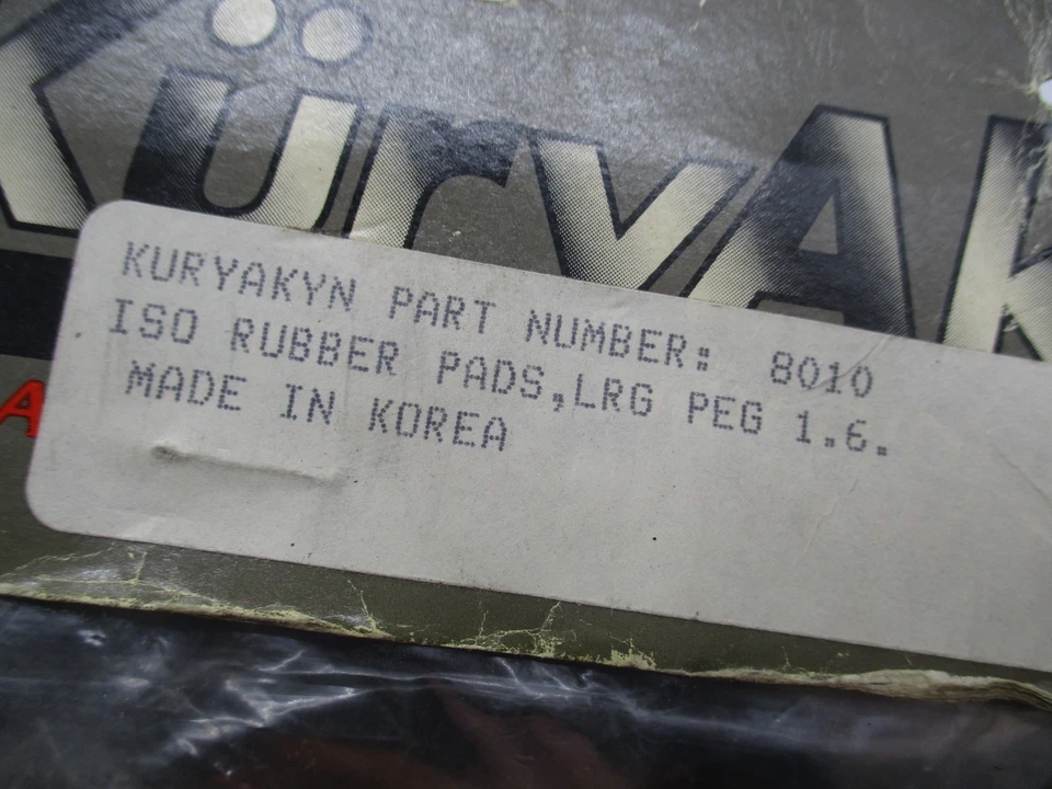 Pack de 6 almohadillas de goma clavija grande Harley Davidson Kuryakyn ISO 8010 Foto 3 de 3