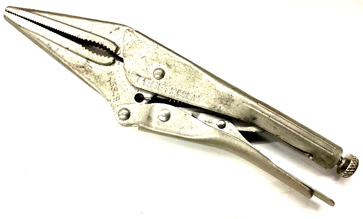 ②かーみん VINTAGE CRAFTSMAN TOOLS 6” LOCKING LONG NOSE PLIERS, 945349, USA