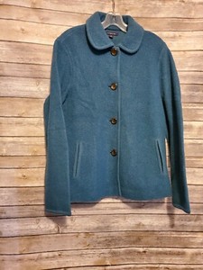 boiled wool swing coat