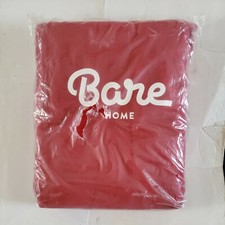 Bare Home Flannel Sheet Set 100 Cotton, Velvety Soft Red Twin Sheet Set