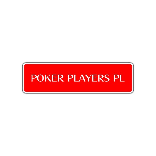 Poker Players Place Bar Pool Room Wall Decor Novelty Street Aluminum Metal Sign - Picture 2 of 5
