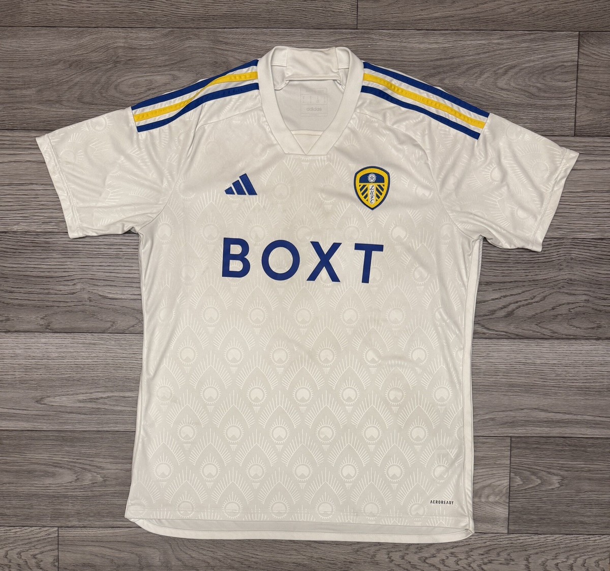 LEEDS UNITED 2023/2024 HOME FOOTBALL SOCCER SHIRT JERSEY
