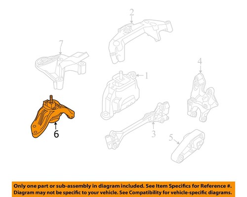 Mini Cooper Manual Transmission Gearbox Mount 07-16 R5x R6x 22316784355 - Picture 3 of 12
