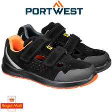 Portwest Sandal Oil Resistant Anti-Static Footwear Steel Toe Cap S1P ESD SR FO