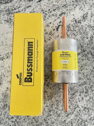 Bussmann LPJ-350SP 350 Amp 600Vac Low-Peak Dual-Element Class J Fuse LPJ350SP