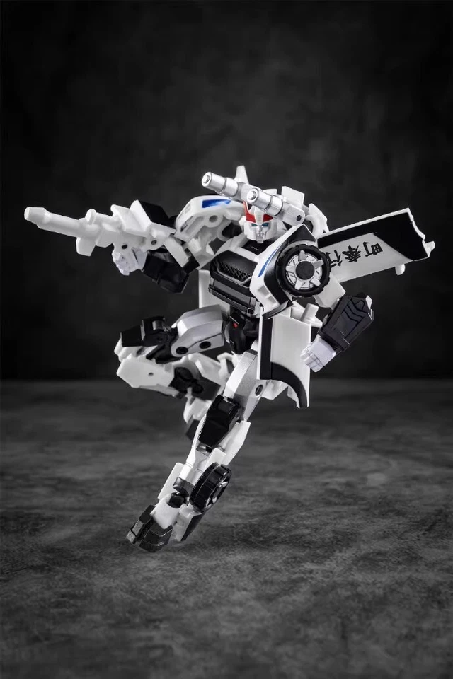 For IF EX-63 EX63 Oniheizou Prowl Action Figure Transforming Robot Toy 10CM - Image 3 of 4