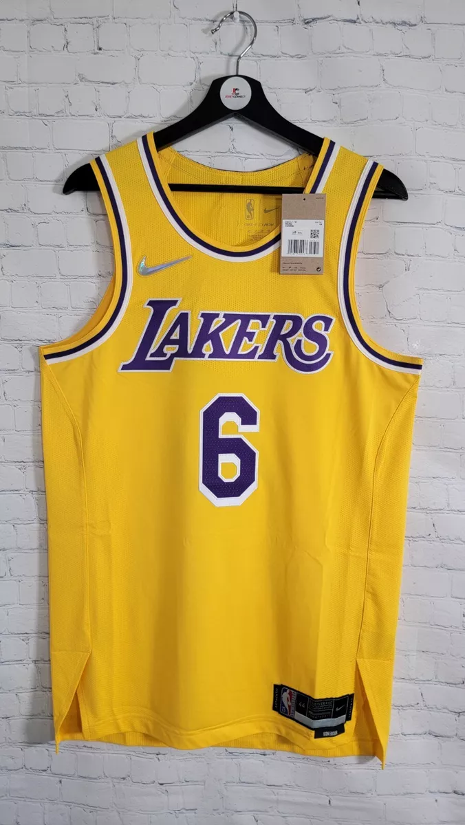 Los Angeles Lakers Nike Icon Authentic Jersey - LeBron James- Mens