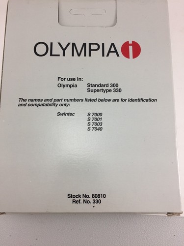 OLYMPIA KORRIGIERBARES SCHREIBMASCHINEN-FARBBAND SCHWARZ 80810 5/16" x 1920' - Bild 4 von 4