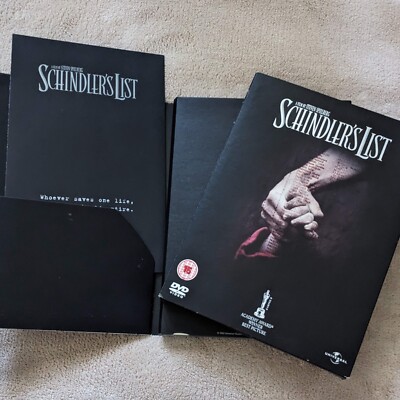 Schindler's List DVD 2 Disc Special Edition With Booklet Region 2 and 4, Import