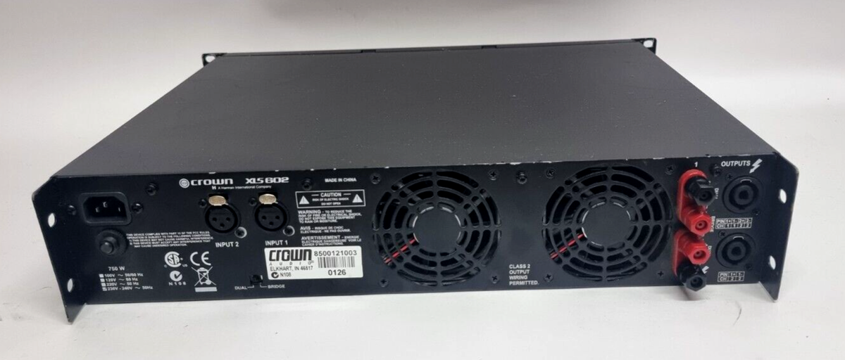 AMCRON XLS 602 パワーアンプ [ ジャンク品 ] N00128 ⁄ AMCRON