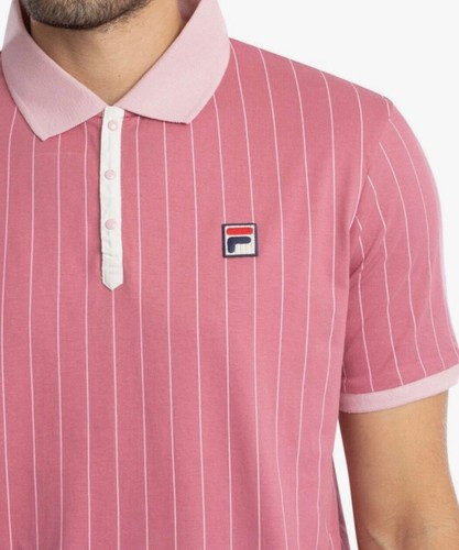 Fila Vintage Borg Settanta Tennis Track Top & BB1 Polo (Pink) RRP £120 - Picture 6 of 7