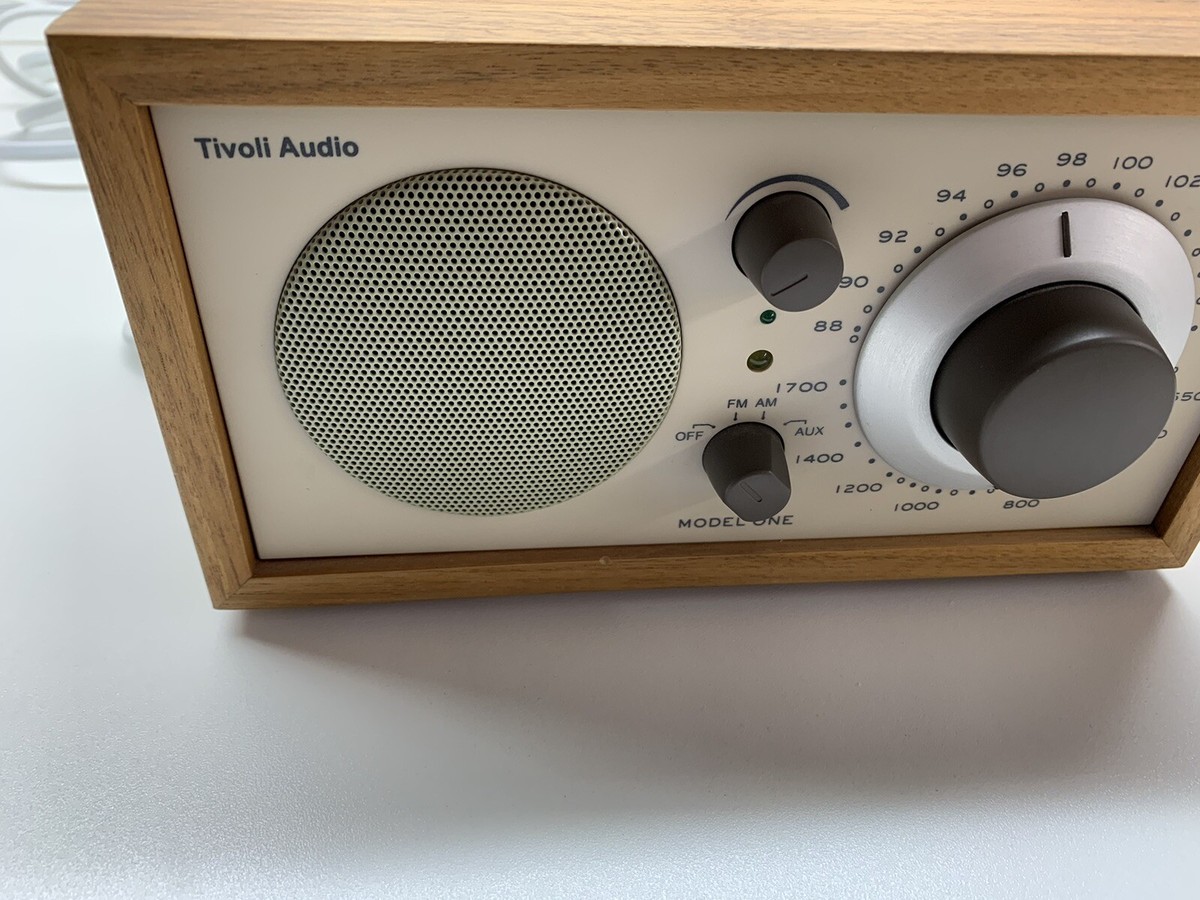Tivoli Audio Model One AM/FM/Aux Radio Walnut/Beige | eBay