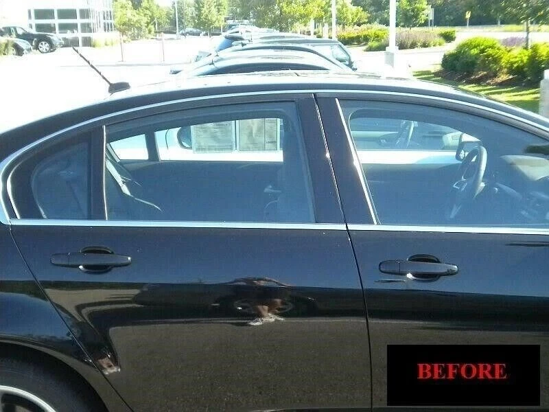 JUEGO DE 4 PIEZAS MOLDURAS CUBIERTAS ACENTO MANIJA PUERTA CROMADA PARA VOLKSWAGEN n Foto 4 de 4