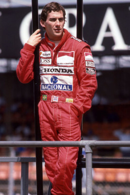 1989 F1 Rennfahrer AYRTON SENNA Formel 1 4x6 Foto