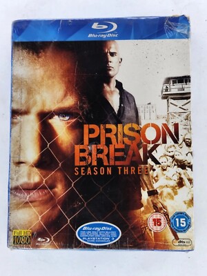 Prison Break Season 3 - Blu-ray Region A B C - New Sealed