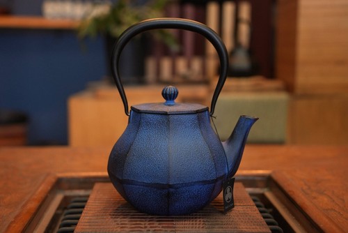 Shohei Ohtani Limited Edition Product Nanbu Ironware kettle Miyabi Blue 1.0L NEW - Picture 4 of 11