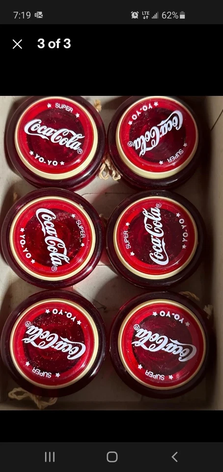 ORIGINAL COCA COLA RUSSELL SUPER YOYO YO-YO YO 1996 Foto 2 de 2