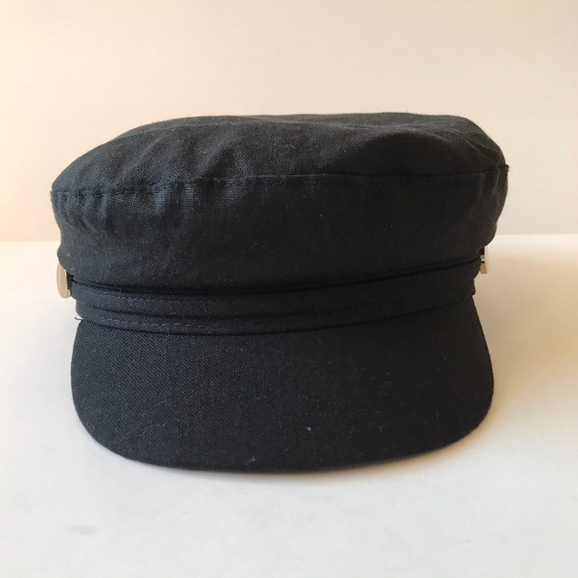 Zara Black Cap Hat with gold hardware size small | eBay display picture 3