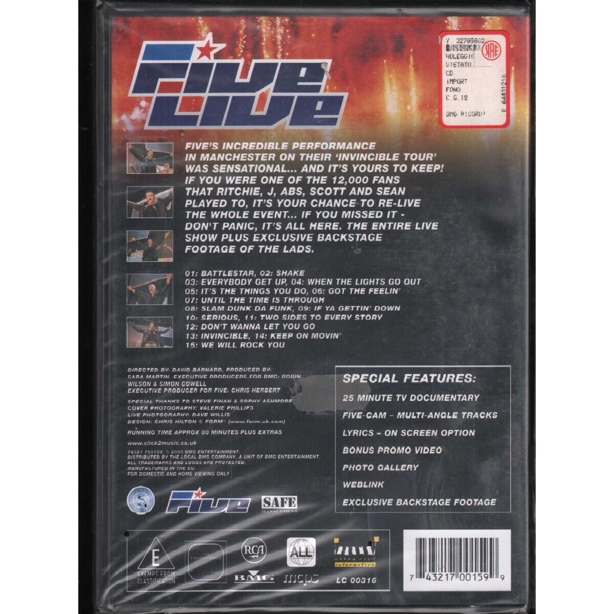 Five - Live (DVD, 2000) for sale online | eBay Five - Live (DVD, 2000) for sale online | eBay