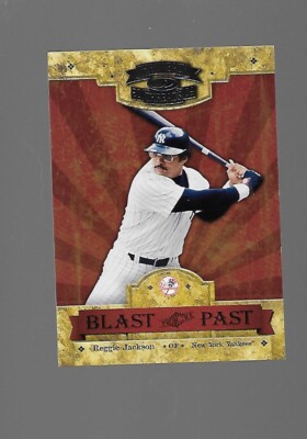 2004  Reggie Jackson, Throwback Threads, Blast from the Past, #ed 1003/1500