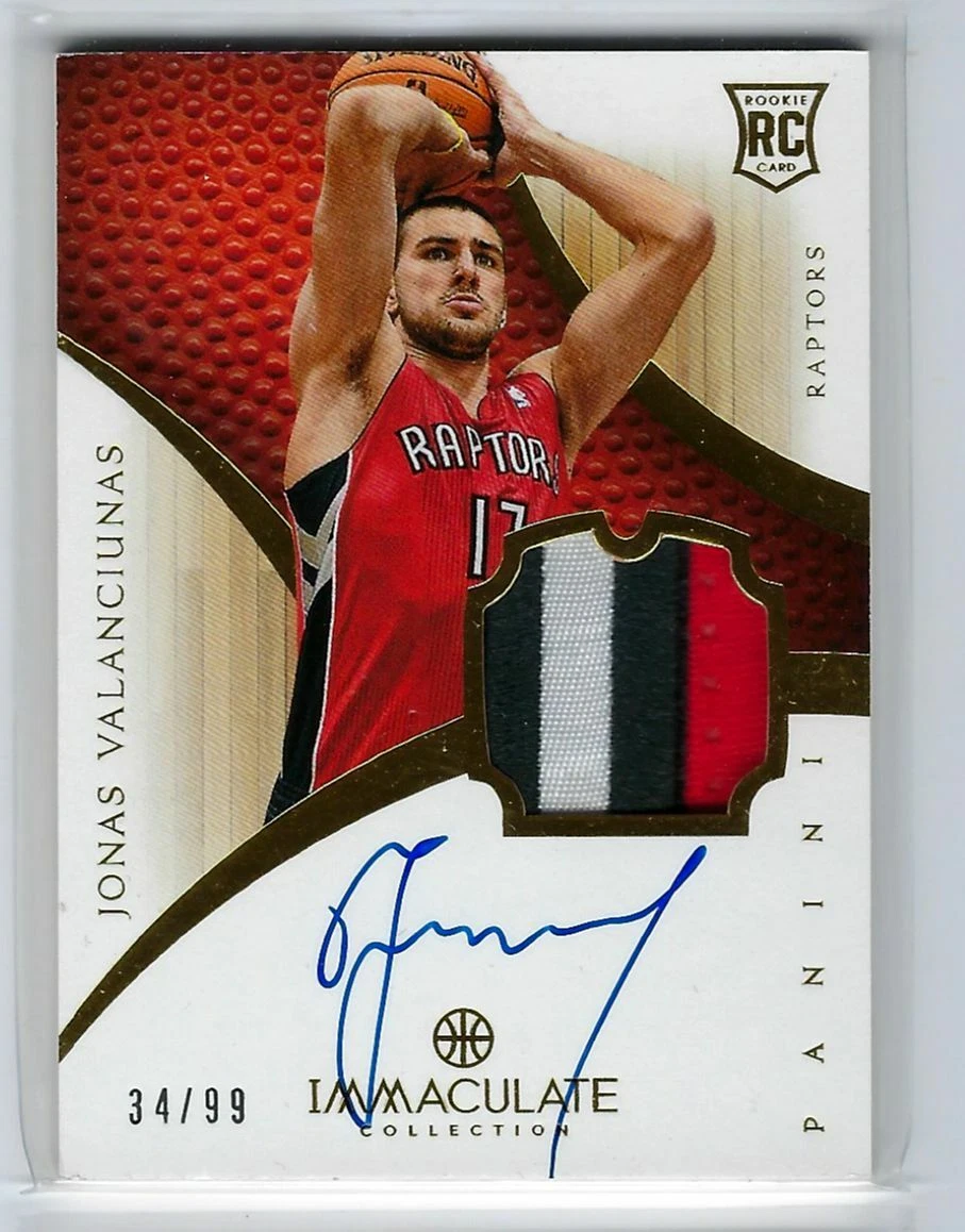 Panini Jonas Valanciunas Basketball 2012-13 Season Sports Trading