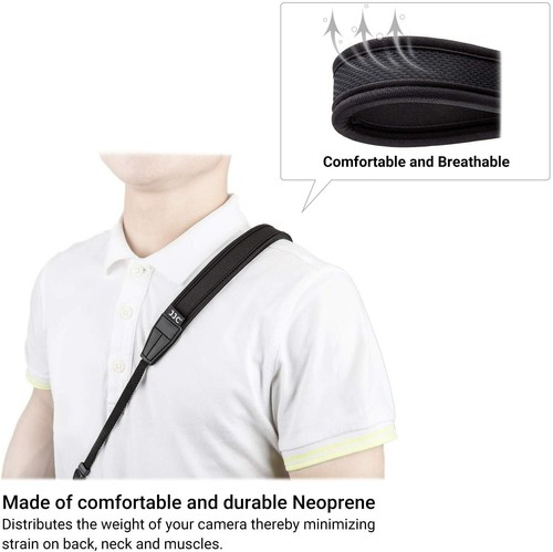 Soft Neck Strap Fr Sony ZV-E10 A6000 A6100 A6300 A6400 A6500 A6600 A7CR A7S A7R - Picture 10 of 10