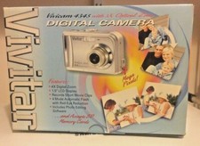 Vivitar ViviCam 4345 4.0MP Digital Camera - Silver - SPARES OR REPAIR