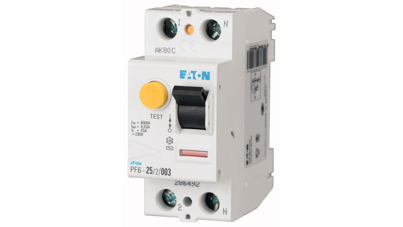 Residual current circuit breaker 2P 25A 0.03A type A PF6-25/2/003-A 11292 /T2UK