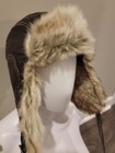 BOEING TOTEM BOMBER HAT Lambskin Leather Faux Fur Aviator NEW With Tags — photo 1