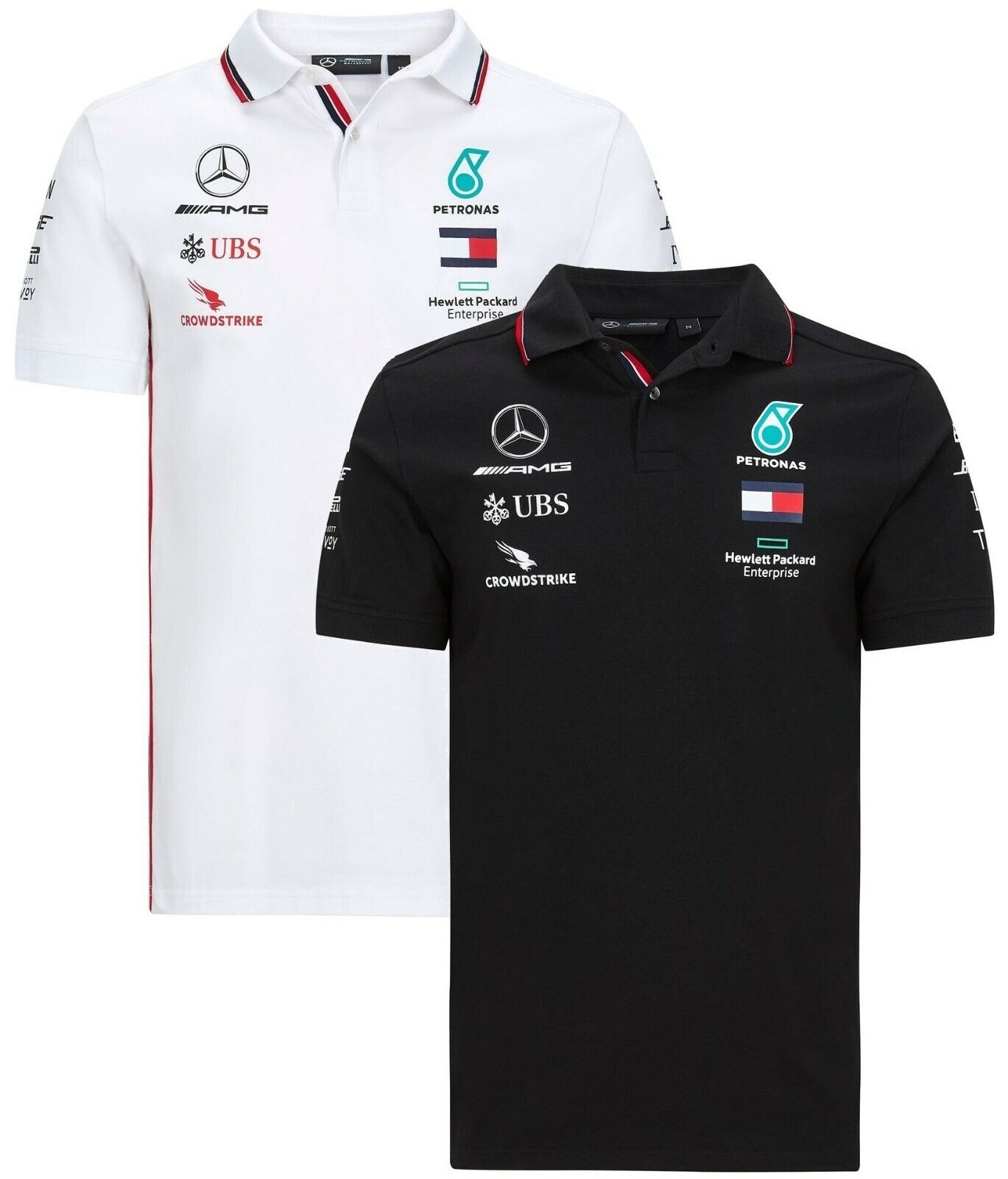 Mercedes AMG Formula Tommy 2020 Men&#039;s F1 Team Shirt | eBay