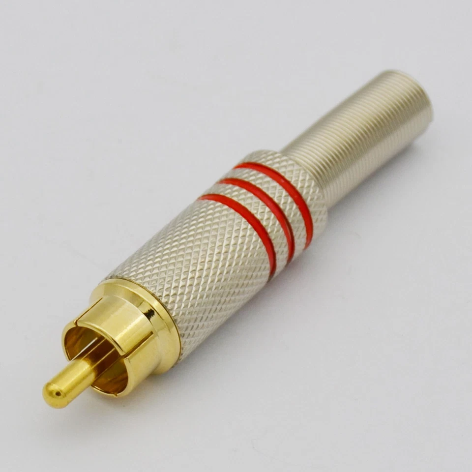 Dual RCA to 2 RIGHT ANGLE 1/4" inch 6.3mm mono TS tip/sleeve 3m audio cable cord - Image 2 of 4