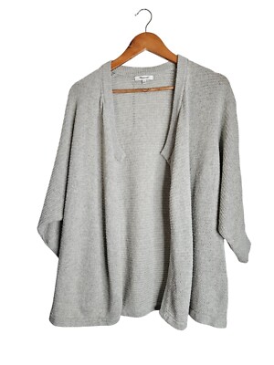Madewell Womens Gray Open Front Cardigan Sweater XS Soft