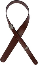 D'Addario PLANET WAVES Fast Track Adjustable Leather Guitar Strap 2.5" Brown