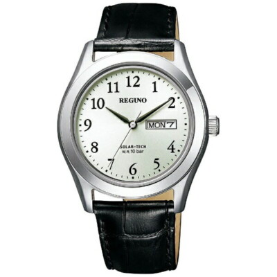 CITIZEN KM1-211-10 White Silver REGUNO Solartec Men's Watch New in Box