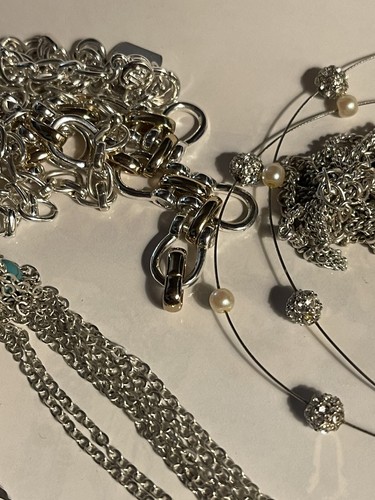 Lot of 10 costume jewelry necklaces.some Signed RL ,LC,NW Monet Pendant A46 - Picture 3 of 8