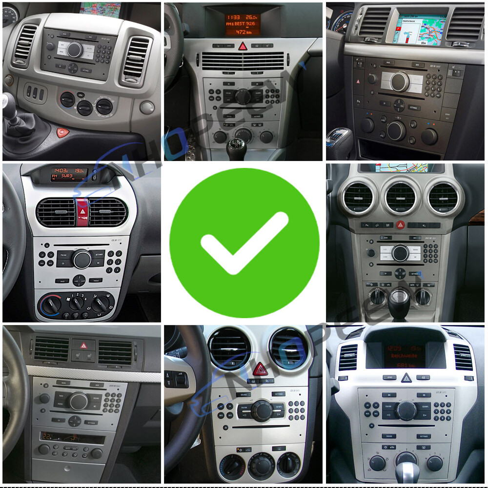 Per Opel Corsa D 2007-2012 Android 15 GPS Navi WiFi Carplay Autoradio con Fotocamera foto 2