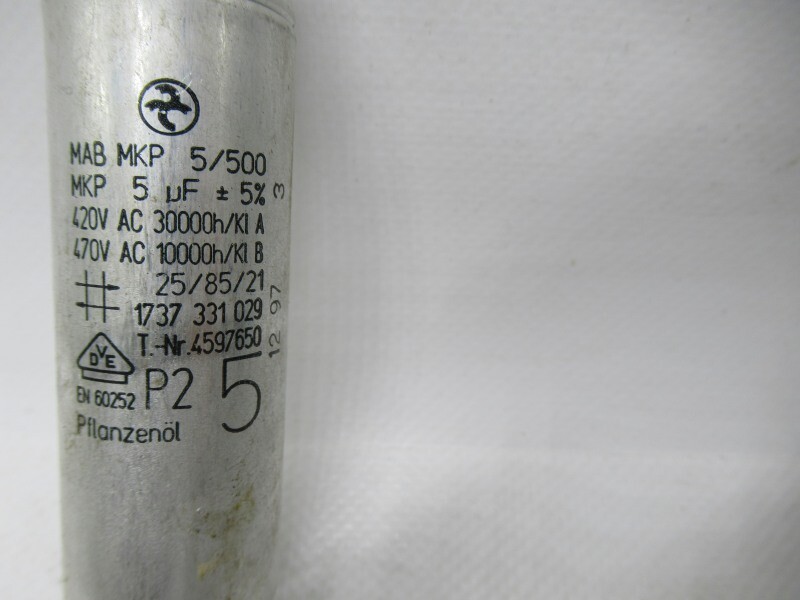 Kondensator Filter Miele 4597650, 1737331029, MAB MKP 5/500, MKP 5 