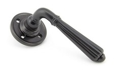 From The Anvil Door Lock Lever Handles Latch Set Aged Bronze