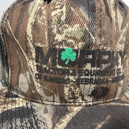 Vtg Mossy Oak Murphy Tractors Camouflage Hunting Trucker Snapback Hat NOS New - Picture 3 of 10