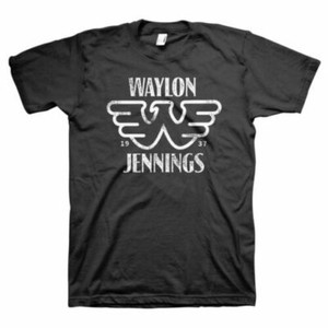 waylon jennings t shirt vintage