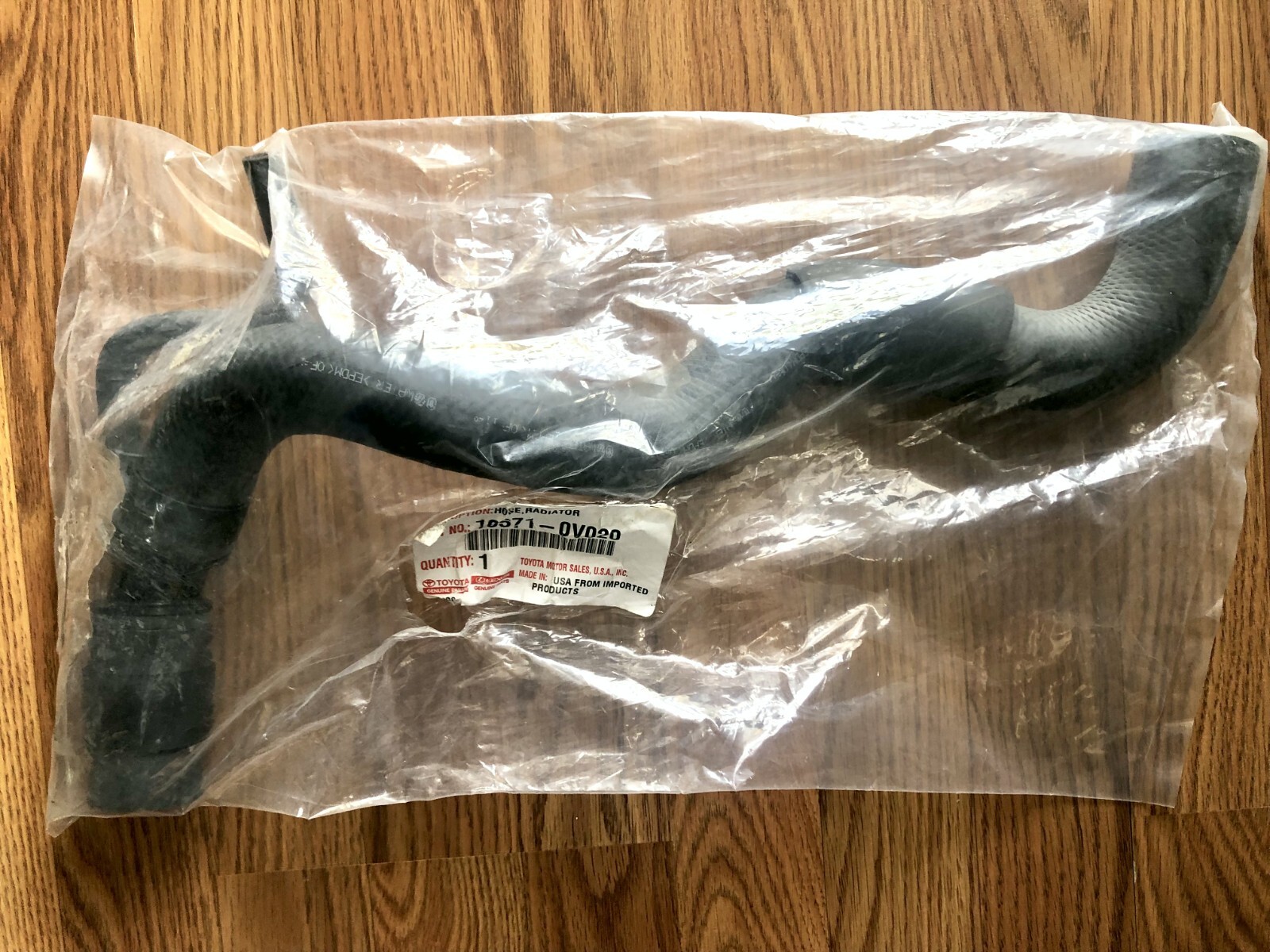 Genuine OEM Toyota Radiator Coolant Hose 165710V020 0912 TOYOTA RAV4