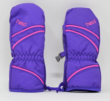 HEAD Jr. Ski Mittens, Insulated Purple/Pink - Size XS
