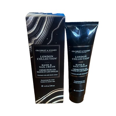 Gilchrist & Soames LONDON COLLECTION Hand & Nail Cream 3.4oz/100 ml NEW IN BOX
