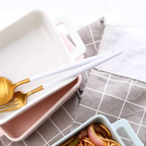 Ceramic Baking Plates Casserole Dish Cooking Ceramic Bakeware Cake Tin - Picture 4 of 12