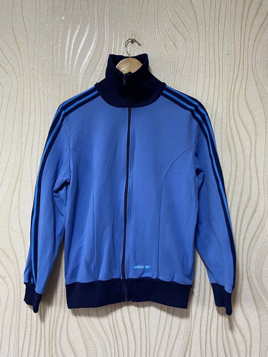 ADIDAS 80s VINTAGE JACKET MADE IN WEST GERMANY sz 6 pulls