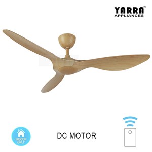 52 Inch 132cm 3 Blade Dc Ceiling Fan 6 Speed With Remote Control