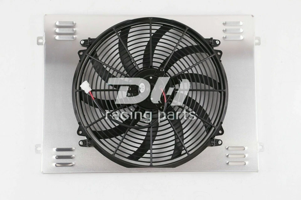 Cubierta completa de aluminio pulido + ventilador para motor V8 Pontiac Catalina 61-66 6,9 L 6,4 L Foto 3 de 4