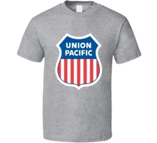 Union Pacific Railway Logo Rail Train Retro T Shirt